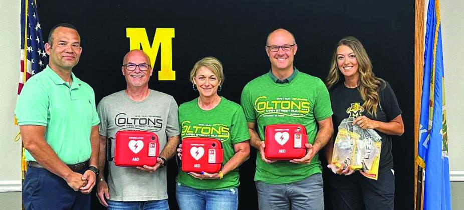 Colton's Main Street Run donates AED's