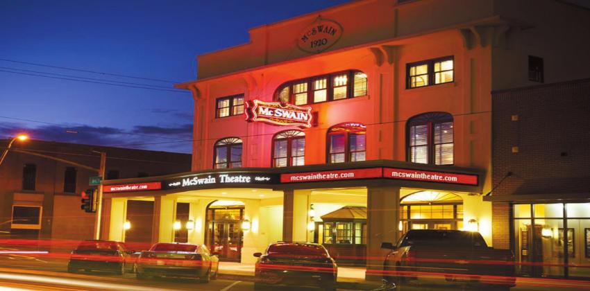The McSwain Theatre was recently named co-winner of Business of the Year by the Oklahoma Main Street Center. This year the Ada Main Street venue celebrated 100 years of entertaining area residents and visitors. Courtesy photo