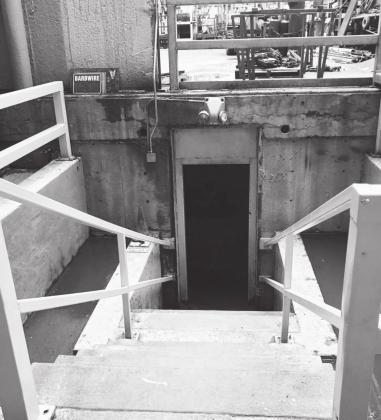 OS&amp;amp;W crews had mere minutes after hearing the tornado sirens to get in the shelter, also called the “hidey hole.” The fast actions from the employees kept everybody safe during the Aprill 22 tornado. Courtesy Photo