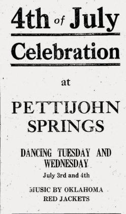 An ad in The Madill Record. Courtesy photo