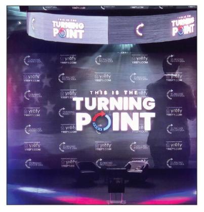 The Turning Point USA tour visted OU on October 16. Charles White • The Madill Record