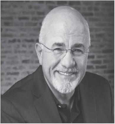 Dave Ramsey is a seventime #1 national best-selling author, personal finance expert, and host of The Dave Ramsey Show, heard by more than 16 million listeners each week. He has appeared on Good Morning America, CBS This Morning, Today Show, Fox News, CNN, Fox Business, and many more. Since 1992, Dave has helped people regain control of their money, build wealth and enhance their lives. He also serves as CEO for Ramsey Solutions.