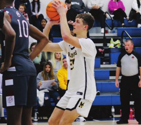Nick Northcutt lines up for a free throw during the Wildcats v Ruf-Nex game. Bre Eppler