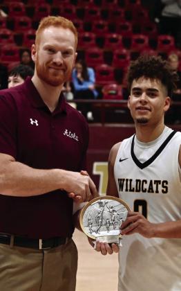 Senior RJ Morris made the all-tournament team at the Wampus Cat Classic on Saturday January 21. Courtesy photo