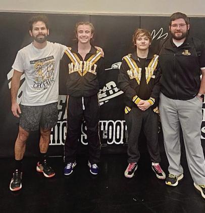 Triston Barnes qualified for state by taking 3rd place and Colton Sandefur ended as an alternate in 6th place. Courtesy photo