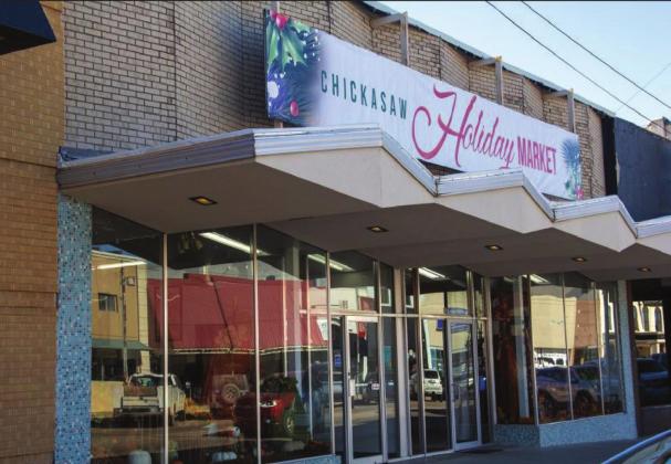 From Ada’s Main Street, the Chickasaw Holiday Market offers a unique array of First American creations, goodies and gifts throughout December. Courtesy photo