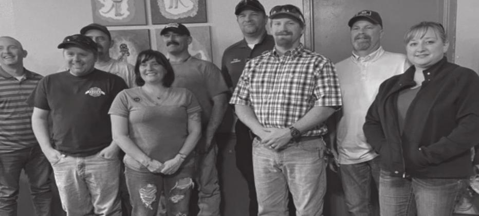 Courtesy photo The Texoma Fire District Ladies Auxiliary hosted an appreciation dinner for 27 volunteer firefighters and their families.