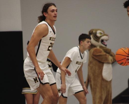 Photos by Summer Bryant Madill senior Ethan Wilkerson broke the record for most points made in a three-game tournament. Wilkerson scored 82 points during the Madill Winter Classic and broke the 2004 record of 79 points.