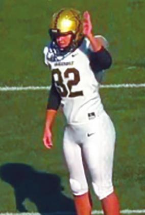 Sarah Fuller made history on November 28, 2020 when she became the first female to play for a Power Five football team. Courtesy photo