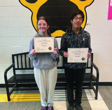 Madill Middle School Students of the Month