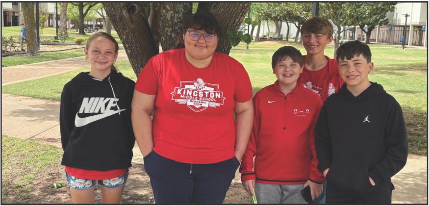 The Kingston Middle School AcademicTeam brought home multiple wins from the Oklahoma Association for Academic Competition Tournament of Champions. Courtesy photo