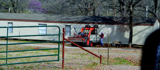 Many residents are still scrambling to try and find a place to move their mobile homes to after the Marina del Rey trailer park was shut down due to issues with the sewage lagoon. The date to be moved was March 1, 2023. Leslie Mowles • The Madill Record