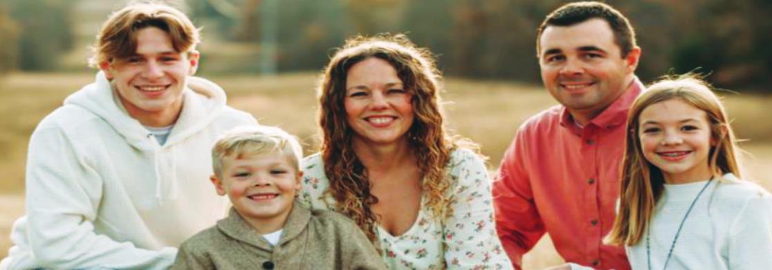 The Arms Family; from left, sons Weston and Houston, DeJay, Daniel and EmmaLee, along with their dog Gemma; a Chickasaw family from Sulphur, host a popular YouTube channel which shares rural life and traditions. The channel now has more than 473,000 subscribers. Courtesy photo