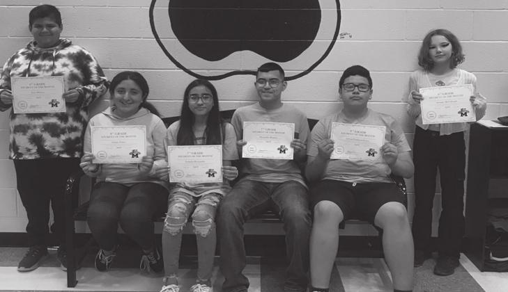 Marshall County Students of the Month