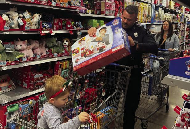 The Madill Police Dept hosted a Shop with a Hero to help local children.