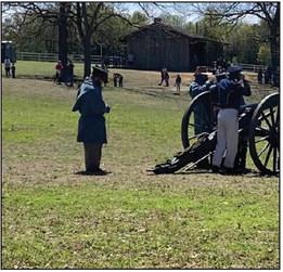 The Ft. Washita Rendezvous showcased how the people lived back in those times. They also had a canon replica for guests to enjoy. Tom Stewart