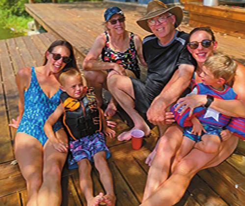 Geoffrey Cowan enjoys time with his family before COVID-19 completely turned his life upside-down. Courtesy photo