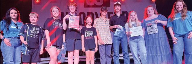 The winners in the teen division were Gage Wilkerson and the Young Guns, 1st place; Head to Toe Clogging Team, 2nd; Olivia Harenat, 3rd. Courtesy photo