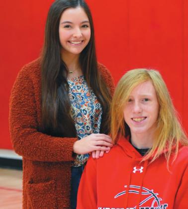 Sophomore Princess Lanie French &amp;amp; Sophomore Andrew Backenstoes