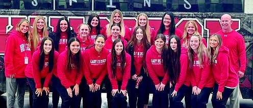 The Lady Redskins lost to the Kiefer Lady Trojans on March 11 ending their journey to the state championship. Courtesy photo