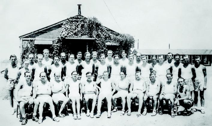 The Powell POW prisoners. Courtesy photo