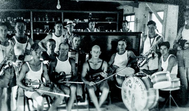 The Powell POW camp band. Courtesy photo