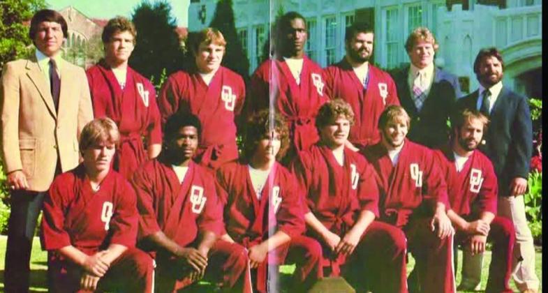 Roger Frizzell on the 1981 OU Big 8 Championship Team Courtesy photo