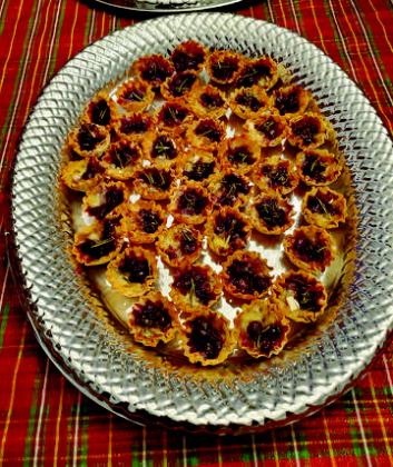 Cranberry tarts are bound to be the hit of any holiday get together. Jedi Chef Stryker