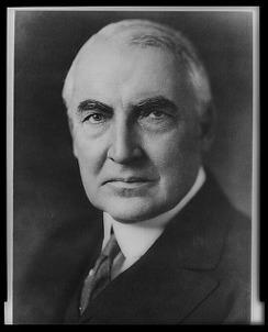 Warren G. Harding Courtesy of the Library of Congress
