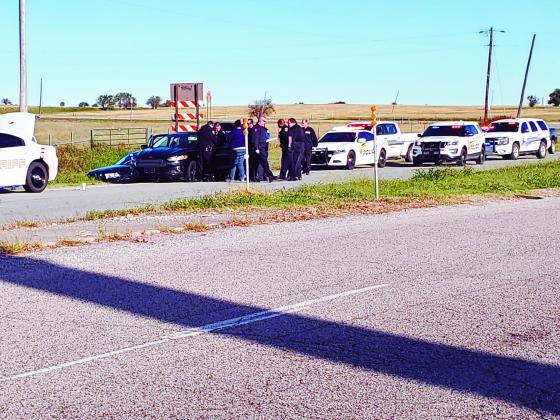 Four suspects were arrested after a high speed chase from Love County ended when Madill officers deployed stop strips on US 377 and 99c.