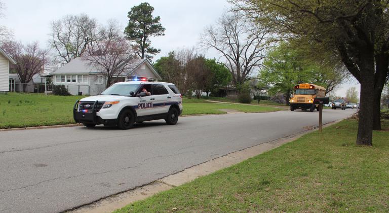 Madill Public Schools held a teacher parade on March 27. The parade of teachers in their vehicles started at the Wildcat Den and went through ten locations across town before returning to the Wildcat Den.