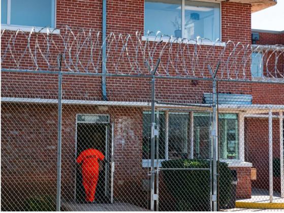 Inmates at Eddie Warrior Correctional Center in Taft say women there started getting sick after inmates and staff from the Kate Barnard Correctional Center in Oklahoma City, pictured, arrived in August. (Whitney Bryen/Oklahoma Watch)