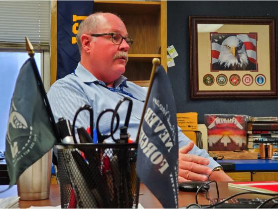 Capt. Jeffery Pierce leads Oklahoma City Police Department’s Crisis Intervention Team, which receives specialized training to handle calls that involve individuals with a mental illness. (Quinton Chandler/State Impact)