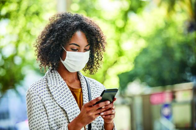 Wearing masks that cover the lower portion of the face has led to an uptick in instances of acne. (Courtesy photo)