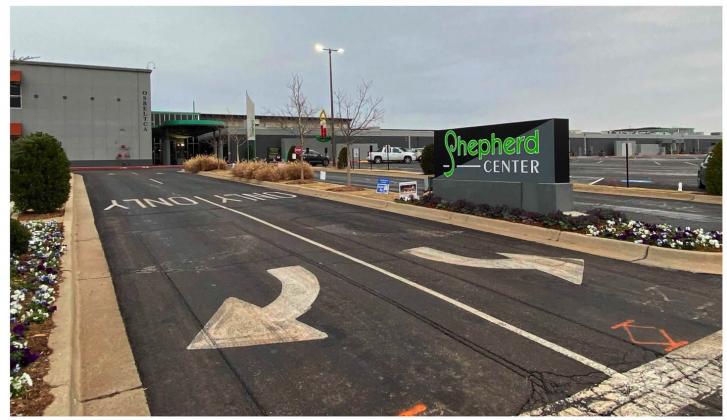 Oklahoma spent approximately $4.3 million to rent and staff its contact tracing operation at Shepherd Center through October. The state has closed that Oklahoma City location, which opened in June with approximately 400 employees. (Paul Monies/Oklahoma Watch)