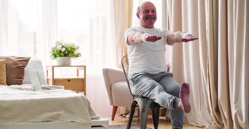 Exercising on a regular basis helps keep the body moving and functioning properly as people age. (Courtesy photo)