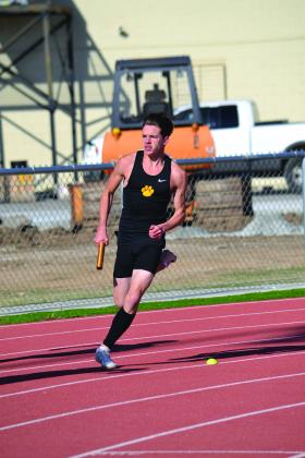 Kingston and Madill both competed in the track meet on March 25, 2022. Summer Bryant • The Madill Record