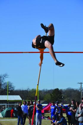 Kingston and Madill both competed in the track meet on March 25, 2022. Summer Bryant • The Madill Record
