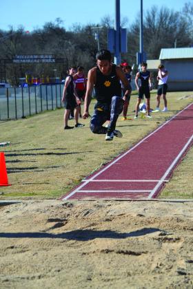 Kingston and Madill both competed in the track meet on March 25, 2022. Summer Bryant • The Madill Record