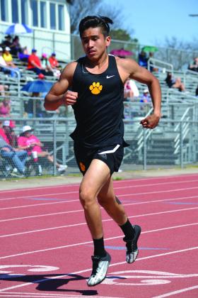 Kingston and Madill both competed in the track meet on March 25, 2022. Summer Bryant • The Madill Record