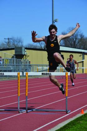Kingston and Madill both competed in the track meet on March 25, 2022. Summer Bryant • The Madill Record