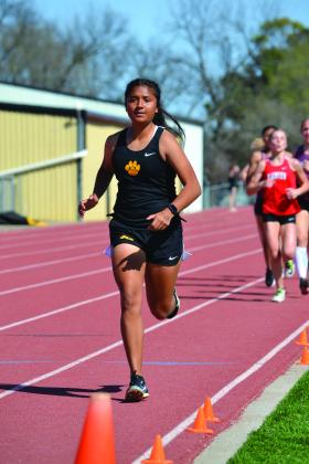 Kingston and Madill both competed in the track meet on March 25, 2022. Summer Bryant • The Madill Record