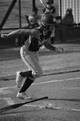 The Madill Softball Team played Thackerville on March 27, 2022. Unfortunately, the girls lost 14 to 2. Summer Bryant • The Madill Record