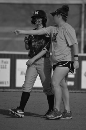 The Madill Softball Team played Thackerville on March 27, 2022. Unfortunately, the girls lost 14 to 2. Summer Bryant • The Madill Record