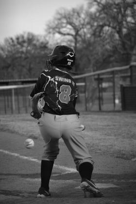The Madill Softball Team played Thackerville on March 27, 2022. Unfortunately, the girls lost 14 to 2. Summer Bryant • The Madill Record