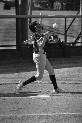 The Madill Softball Team played Thackerville on March 27, 2022. Unfortunately, the girls lost 14 to 2. Summer Bryant • The Madill Record