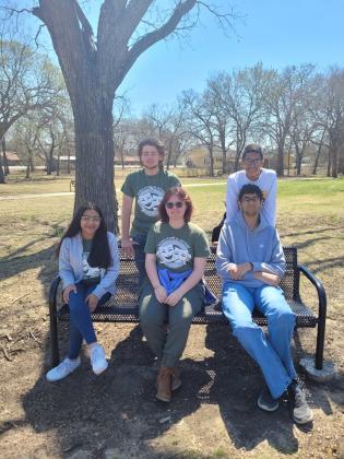 The state alternates, pictured right front row are Sweety Patel, Domestic Extemp; Emmaleigh Whitaker, Foreign Extemp; and Satvik Gondi, Humorous Interpretation; second row: Chance Whitman, Prose; and Armando Gonzalez; Lillian Johnston, Poetry (not pictured); and Codie Shaw, Prose (not pictured). Summer Bryant • The Madill Record