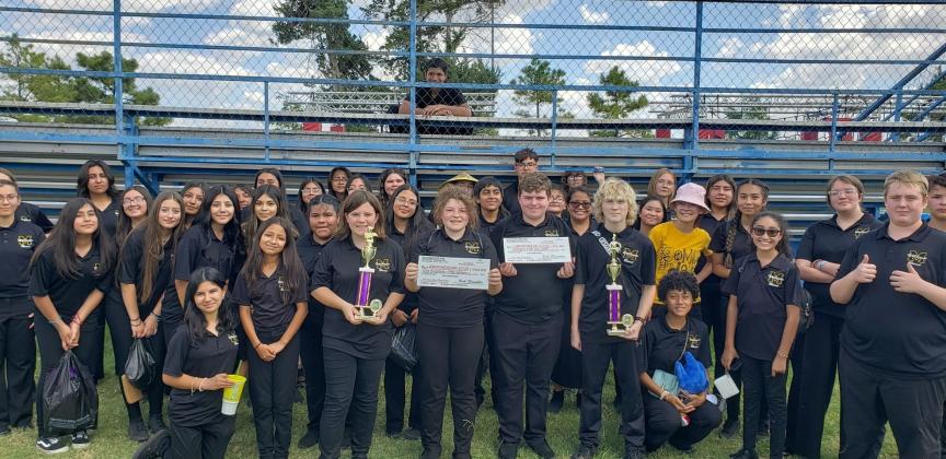 Madill Middle School band takes second place