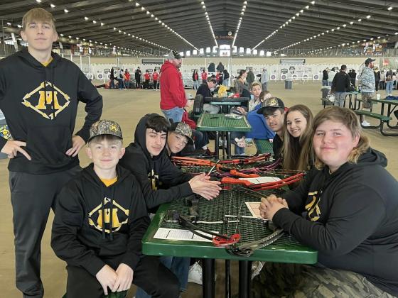 (Courtesy Photo) Madill High School Archery competed in the state tournament on February 23.