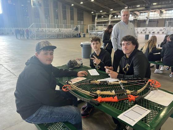 (Courtesy Photo) Madill High School Archery competed in the state tournament on February 23.